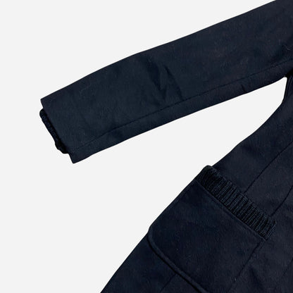 CASTRO COAT Women's Black Coat Size 38