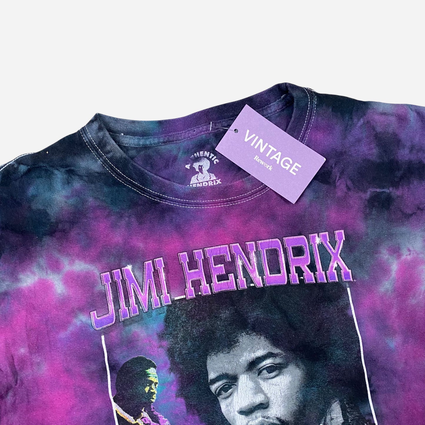 Authentic Hendrix x Rework Unisex Tie Dye T-Shirt Size L