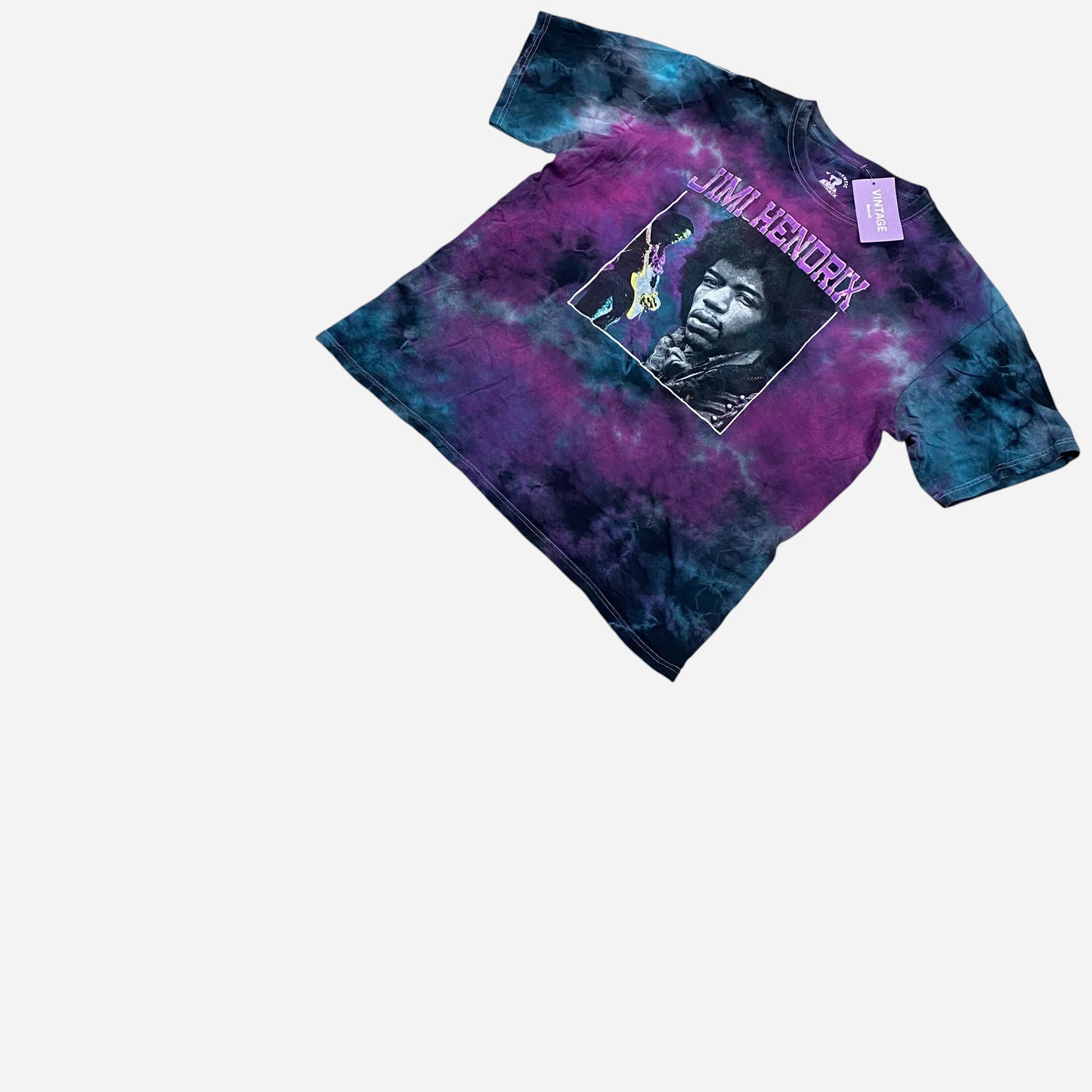 Authentic Hendrix x Rework Unisex Tie Dye T-Shirt Size L