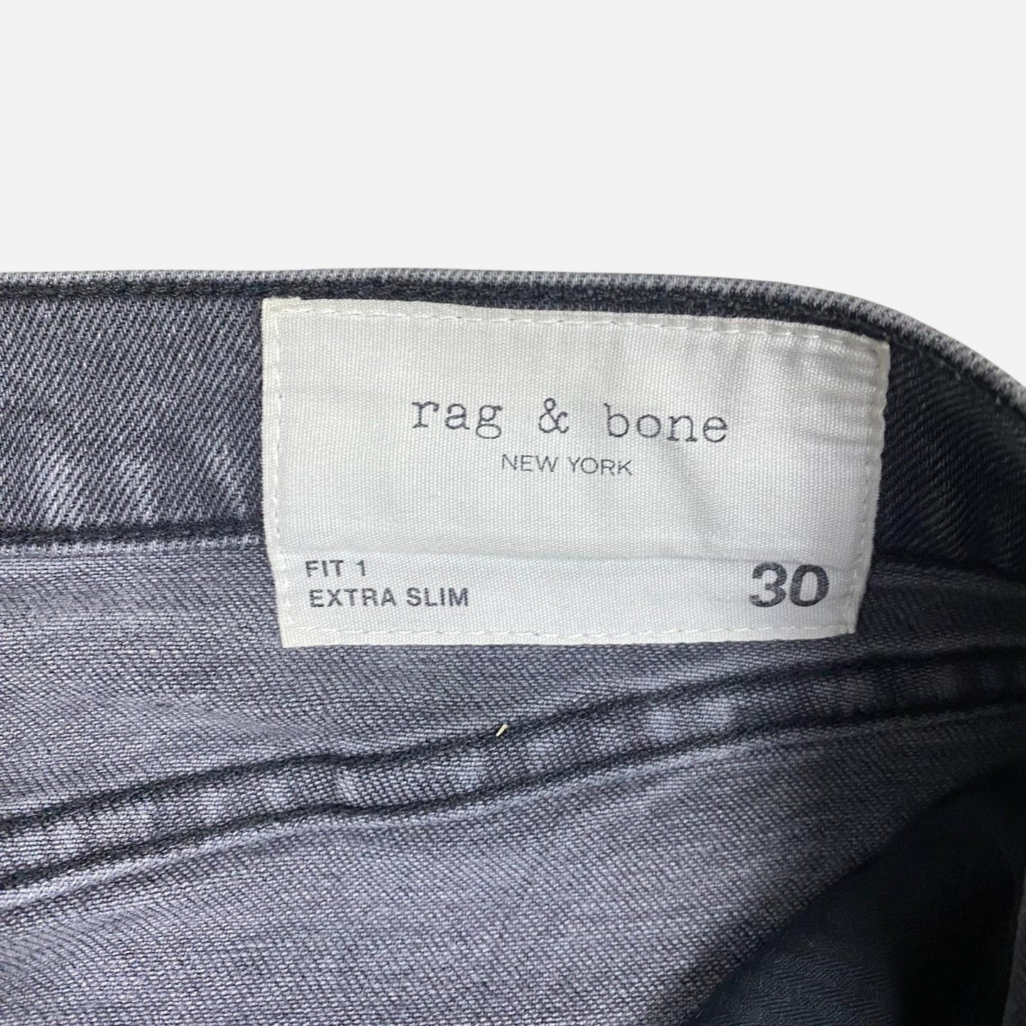 Rag & Bone Womens Grey Extra Slim Jeans Size 30 , EU40