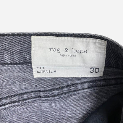 Rag & Bone Womens Grey Extra Slim Jeans Size 30 , EU40