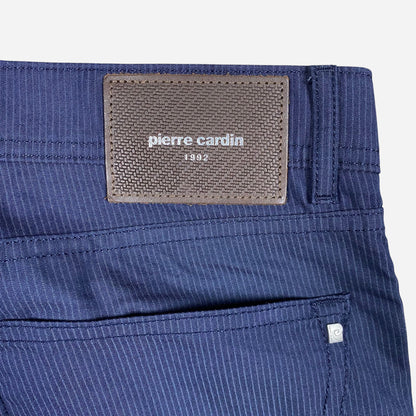 Pierre Cardin Men's LYON Blue Trousers Size W35/L30