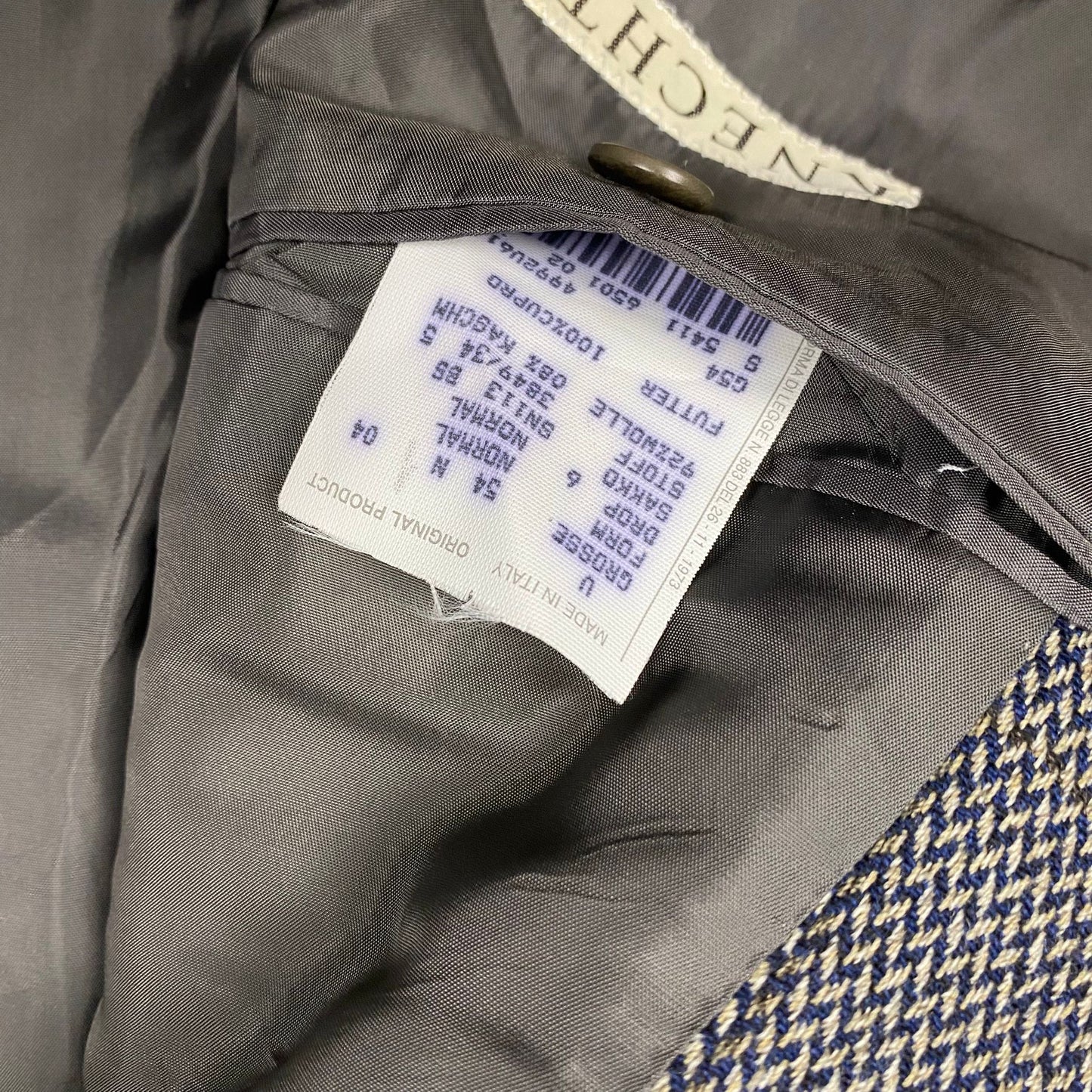 Cerruti Mens Cashmere and Wool Blazer Size 54