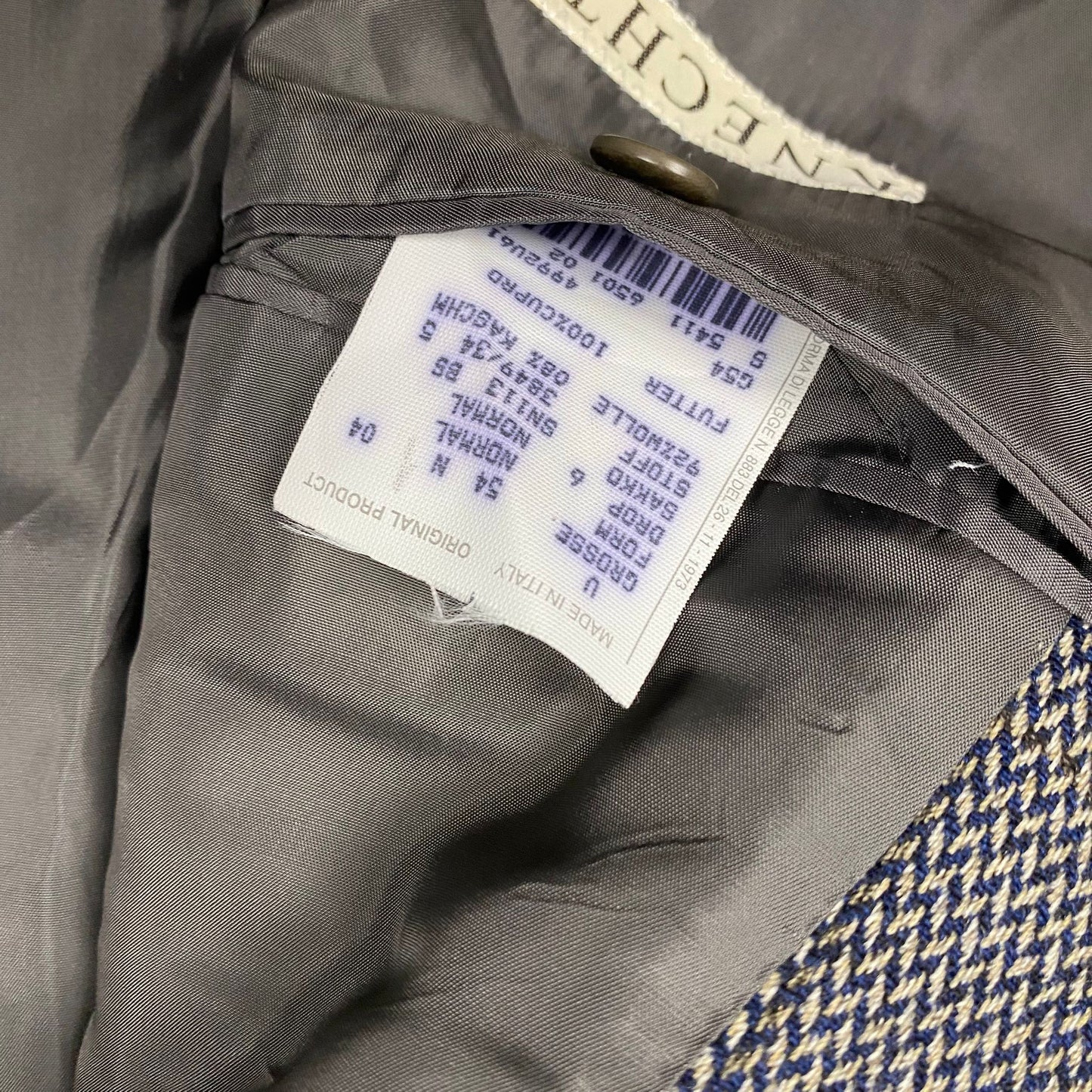 Cerruti Mens Cashmere and Wool Blazer Size 54