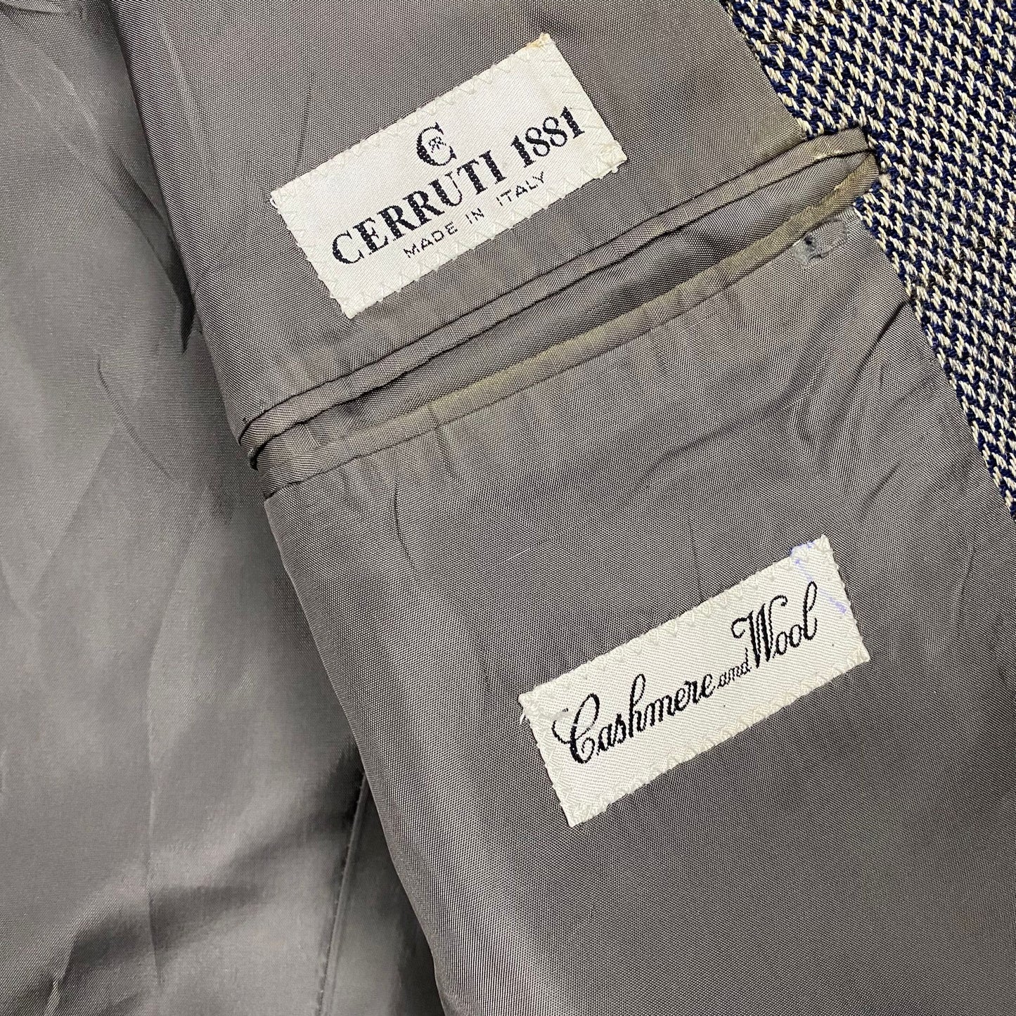 Cerruti Mens Cashmere and Wool Blazer Size 54