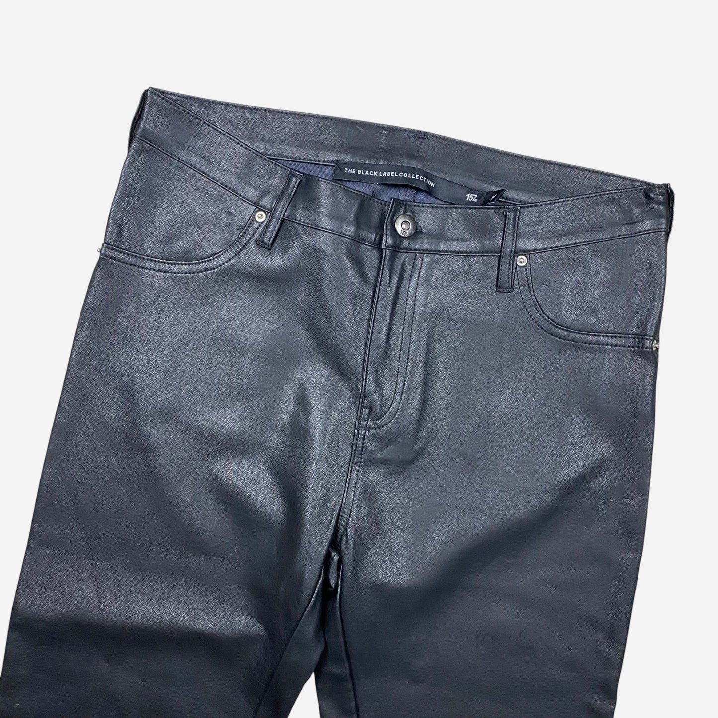 157 Women's Faux Leather Pants Size M