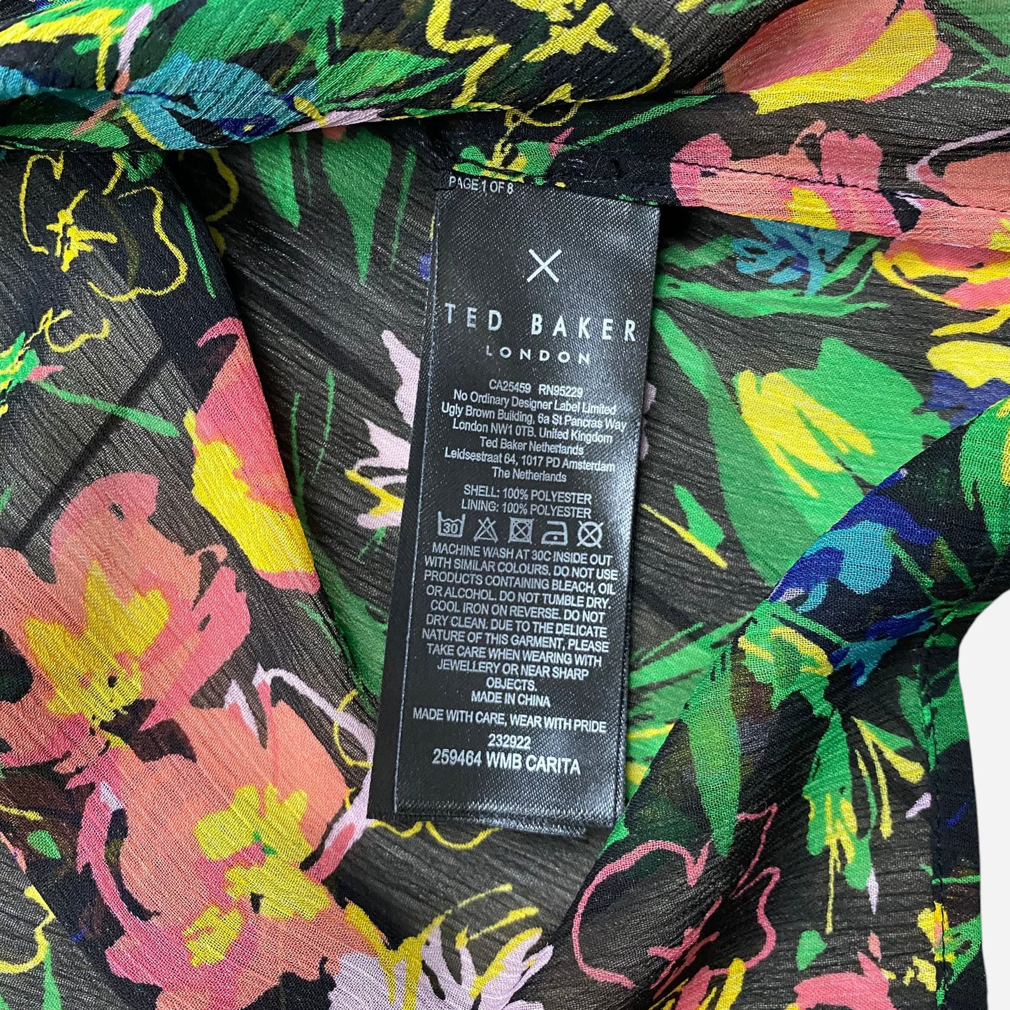 Ted Baker Naiste Lilleline Pluus Suurus 3 / L