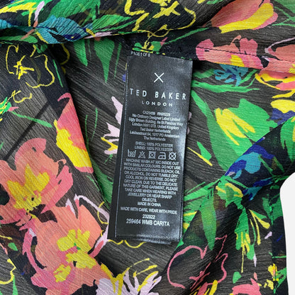 Ted Baker Naiste Lilleline Pluus Suurus 3 / L