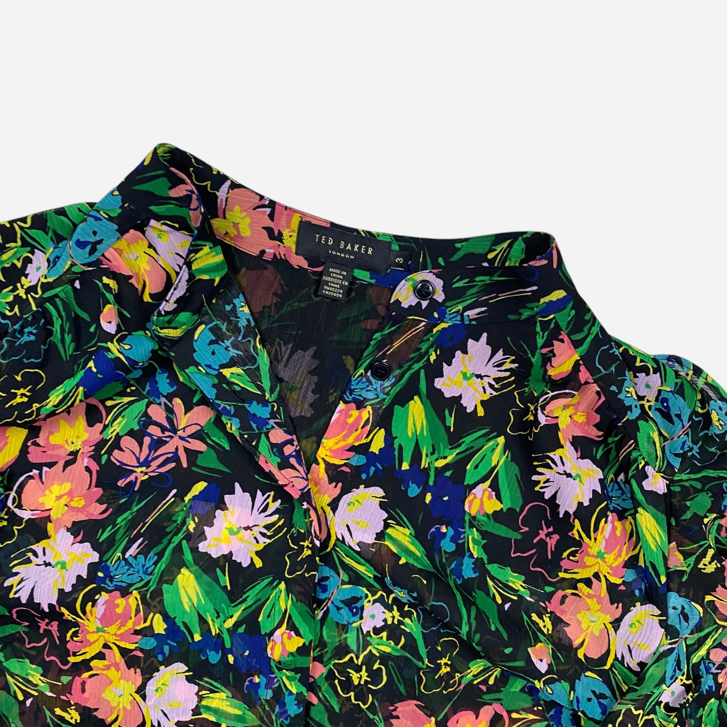 Ted Baker Naiste Lilleline Pluus Suurus 3 / L