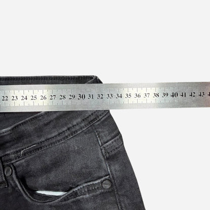 Icono Meeste Kulutatud Laigulise Mustriga Teksad Suurus W30/L32