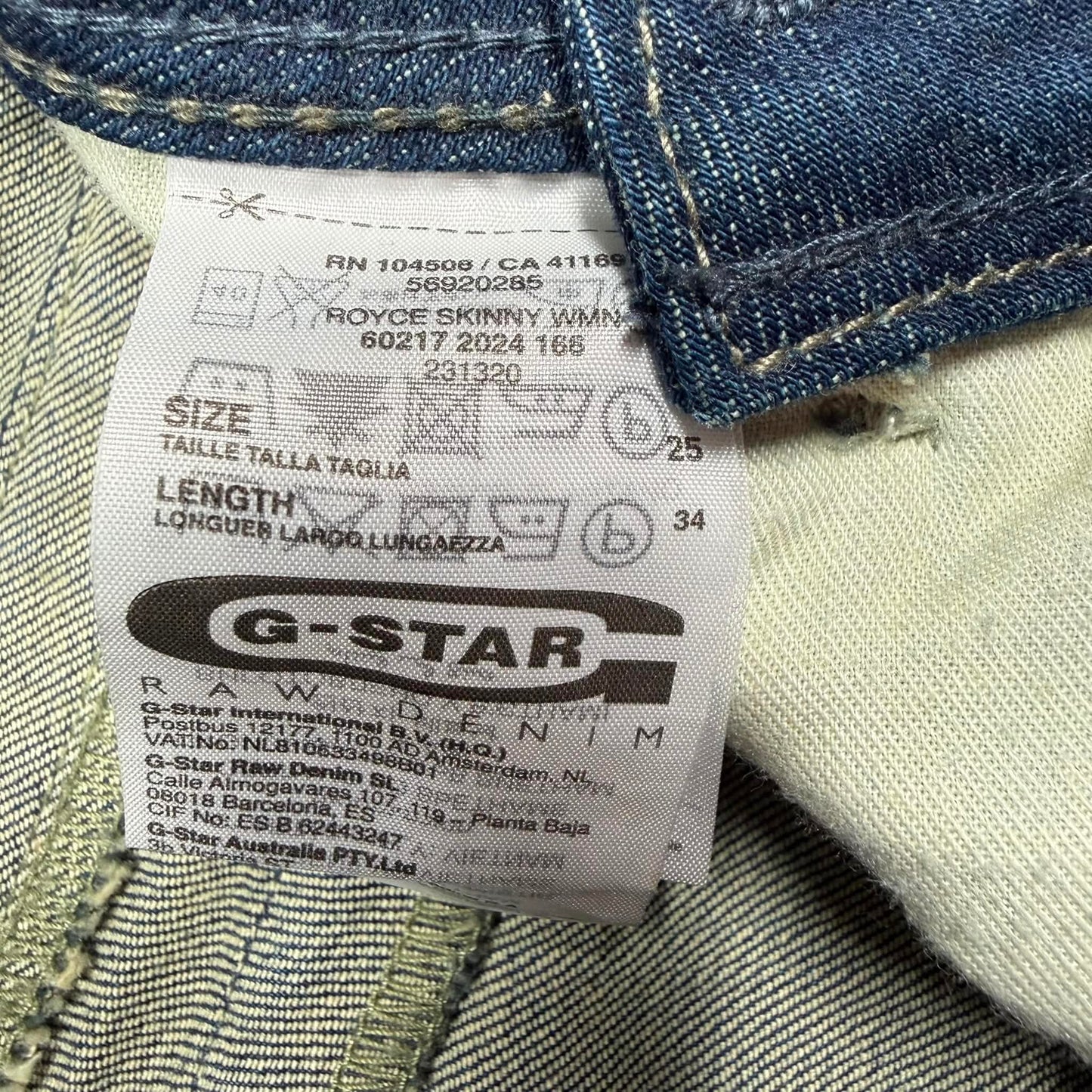 G-Star Raw Naiste Teksad Suurus 25