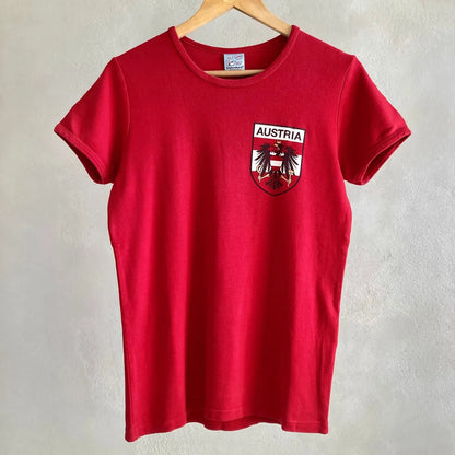 Austria Womens Red T-Shirt Size M