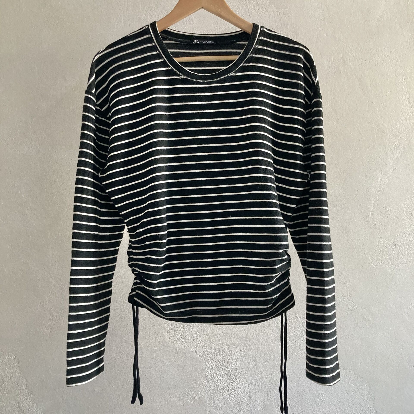 Zara Womens Light Striped Jumper Top Size M