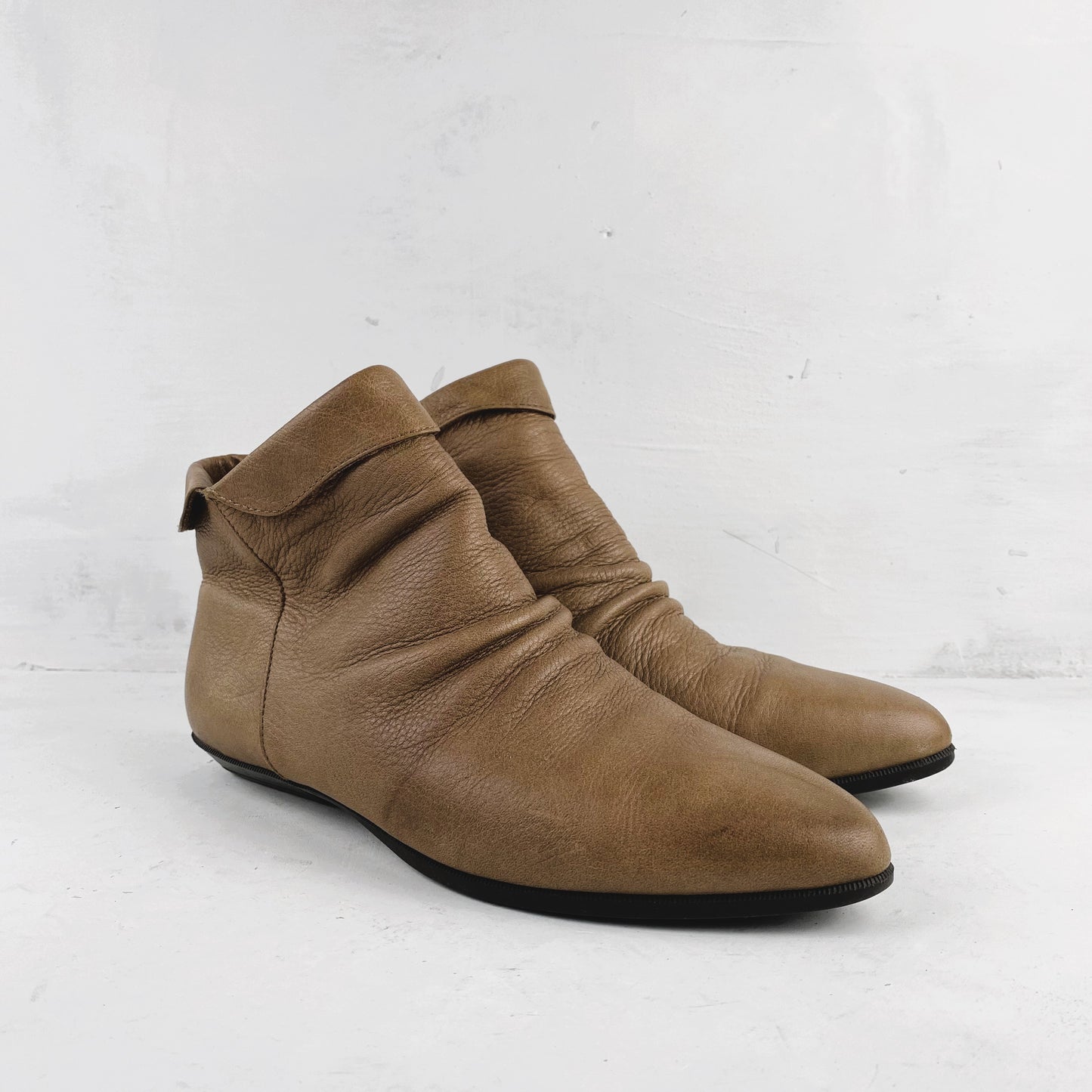 Naiste Maine Woods Nahast Poolsaapad Booties Suurus 38