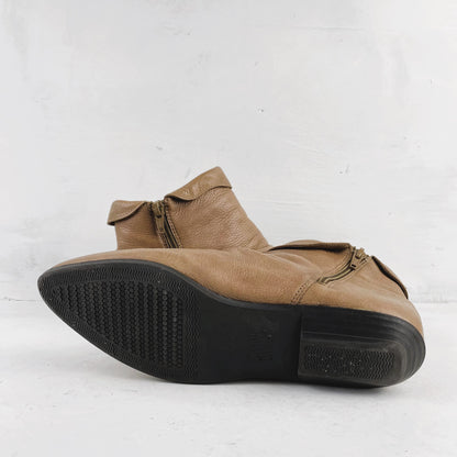 Naiste Maine Woods Nahast Poolsaapad Booties Suurus 38