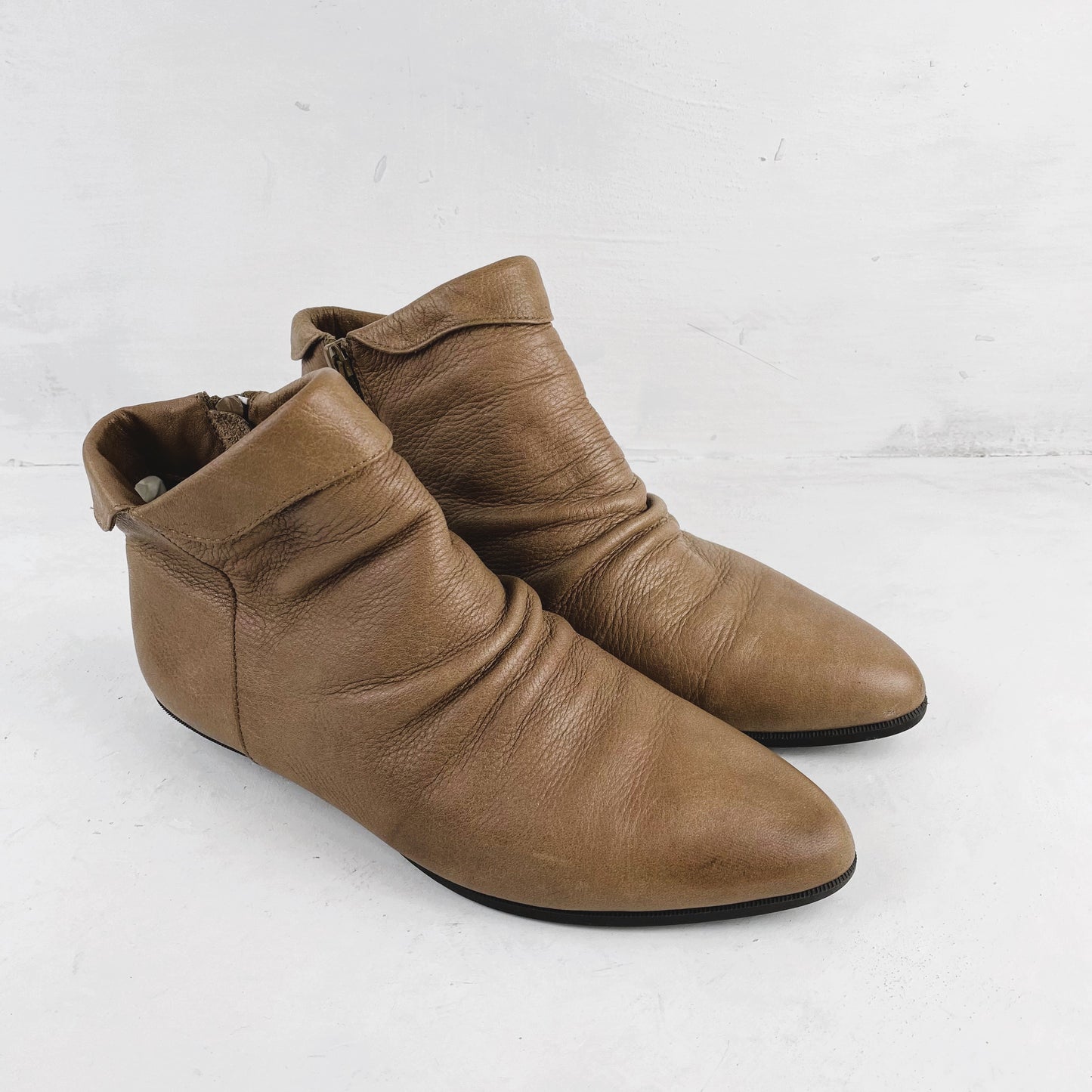 Naiste Maine Woods Nahast Poolsaapad Booties Suurus 38