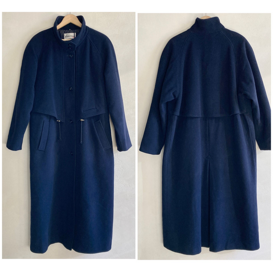 Vintage Herluf Design Womens Wool Coat Size 44