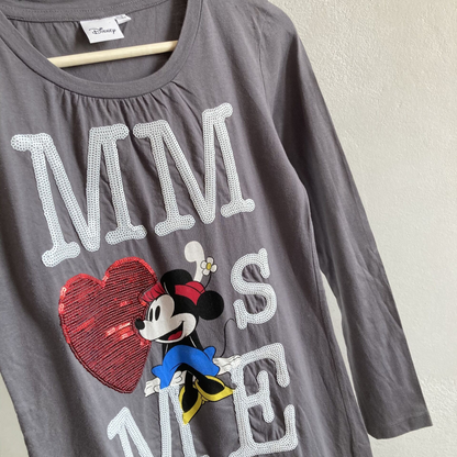 Disney Girls Long Sleeve Top Size 164